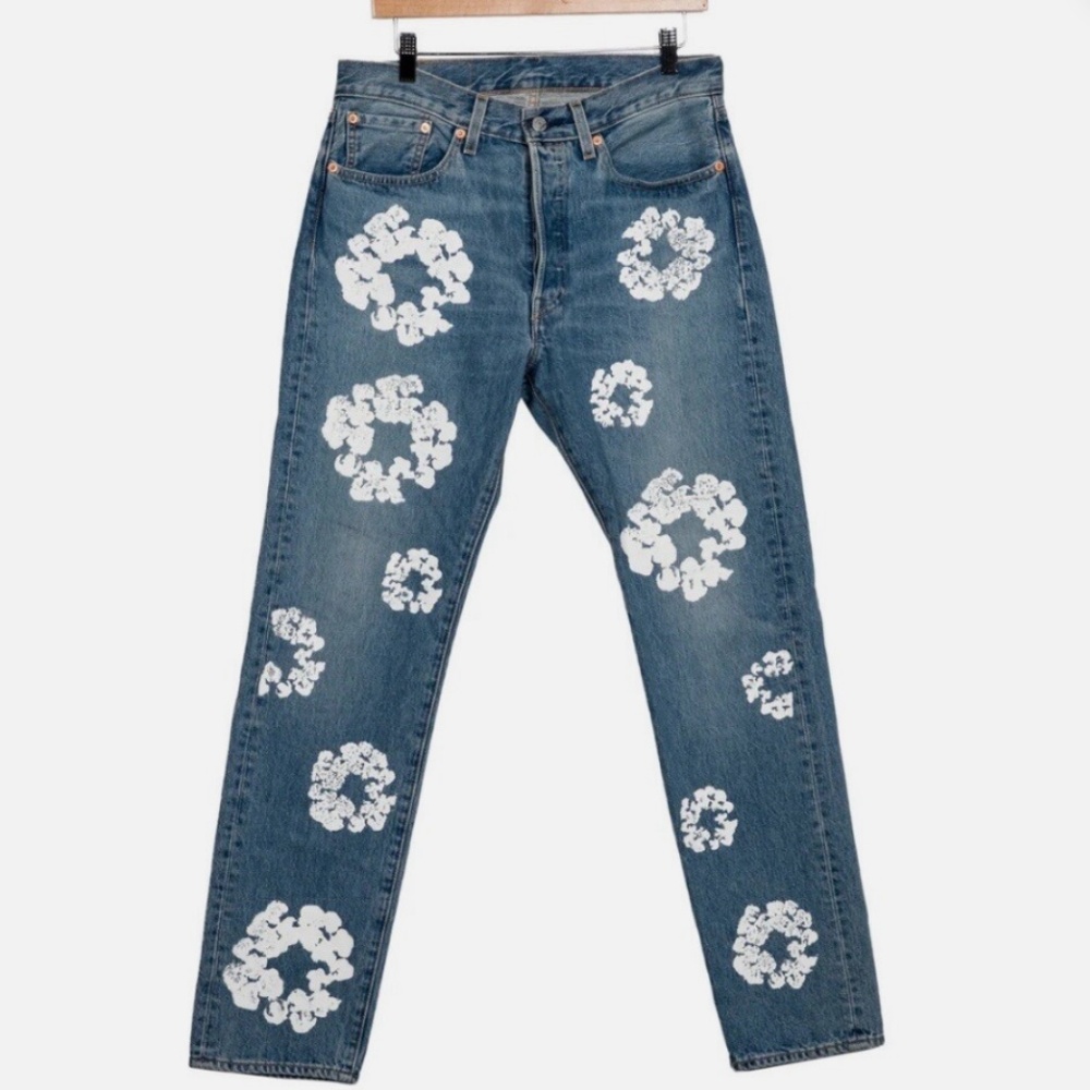 Levi's x Denim Tears The Cotton Wreath Jean 'Light Wash'